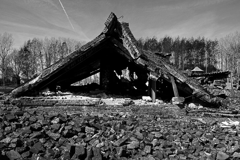 Birkenau - Demolished gas chamber